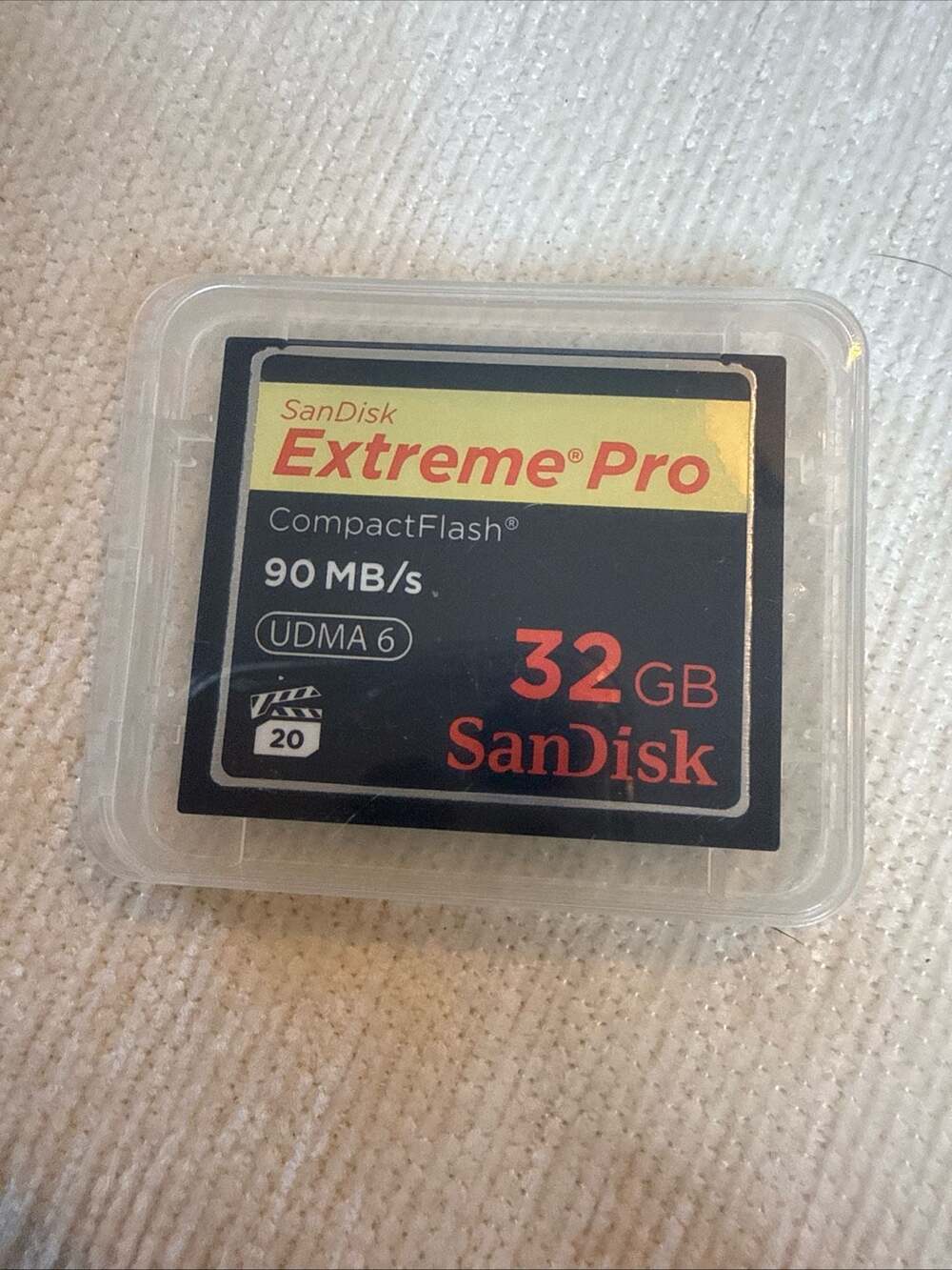 SanDisk Extreme Pro 32GB CompactFlash Memory Card 90MB/s UDMA 6